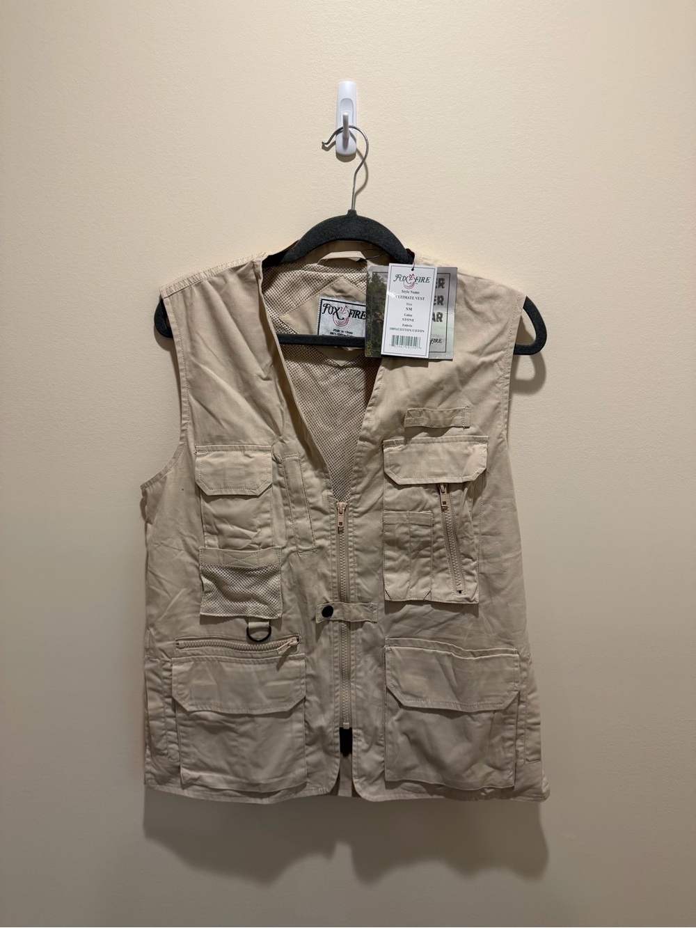NWT Foxfire Thunder River Gear Ultimate Safari‎ Hunting Fishing Vest - Small